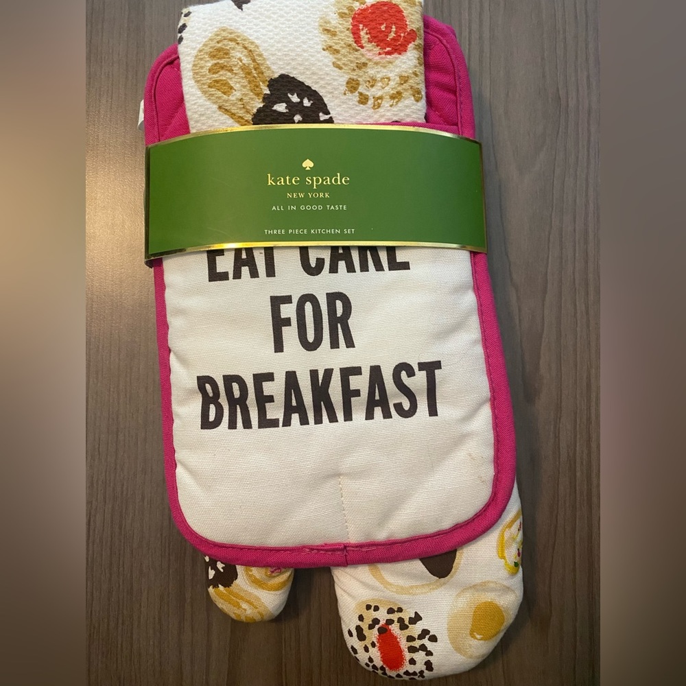 Kate Spade “Three piece kitchen set” NWT